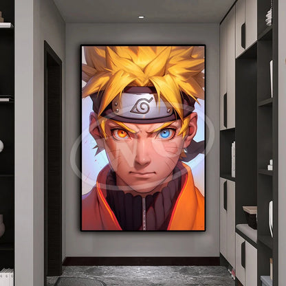 Naruto Anime Decoration Painting, Naruto Kakashi Uchiha Itachi Xiao Organization Poster, Home Entrance Hanging Painting