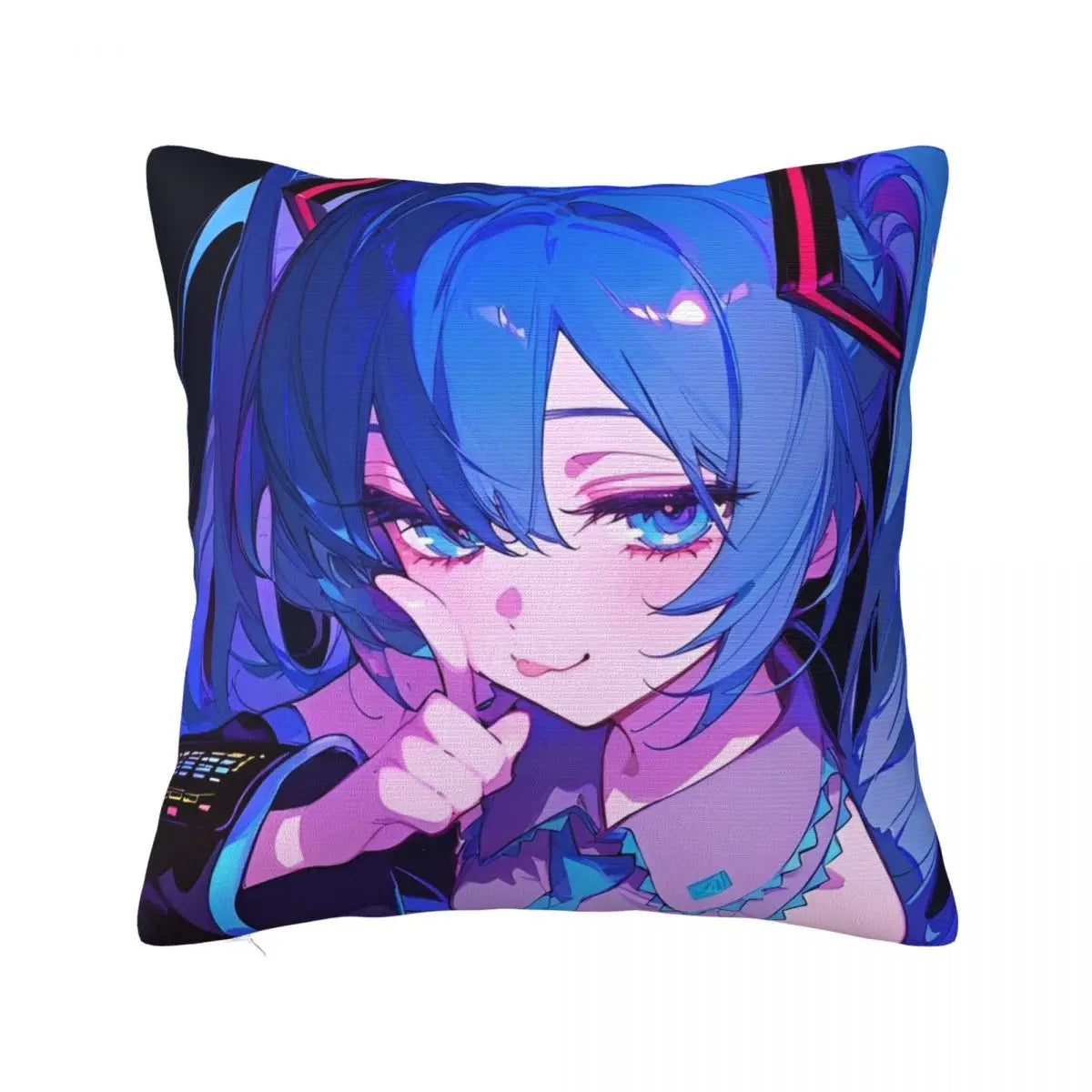 Cushion Covers Anime Hatsune Miku Pillow Case Awesome Decor Pillowcover for Living Room 40*40cm