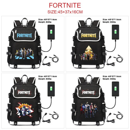 Fortnite Backpack for Girl Boy Student Teenager Rucksack Men Women Anime Cartoon Casual School Bags Travel Mochila Birthday Gift