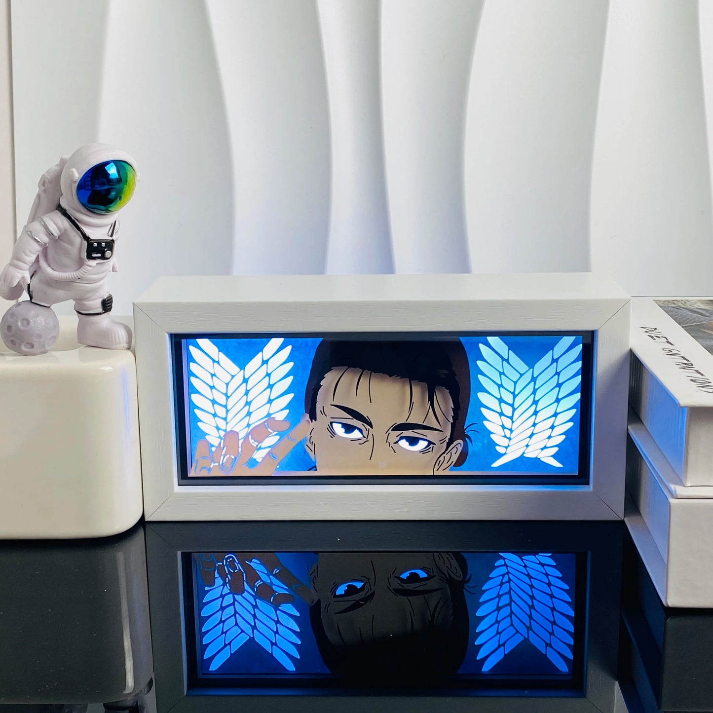 Paper Cut Out Anime Led Light Box  Desk Light for Bedroom Decoration Child Birthday Gift Manga Table Lamps Lightbox