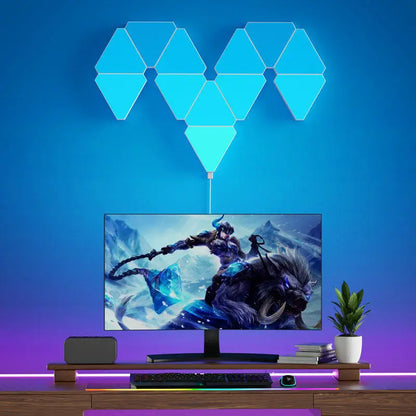 LED Gaming Lighting Magic Color Module Splicing WIFI RGB Music Sync Ambient Sound Capture Modular DIY Decorative Dynamic RGBIC
