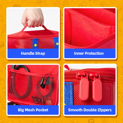 Large Carrying Protective Case for Switch OLED Console Pro Controller Travel Storage Bag Case For Switch Accessories