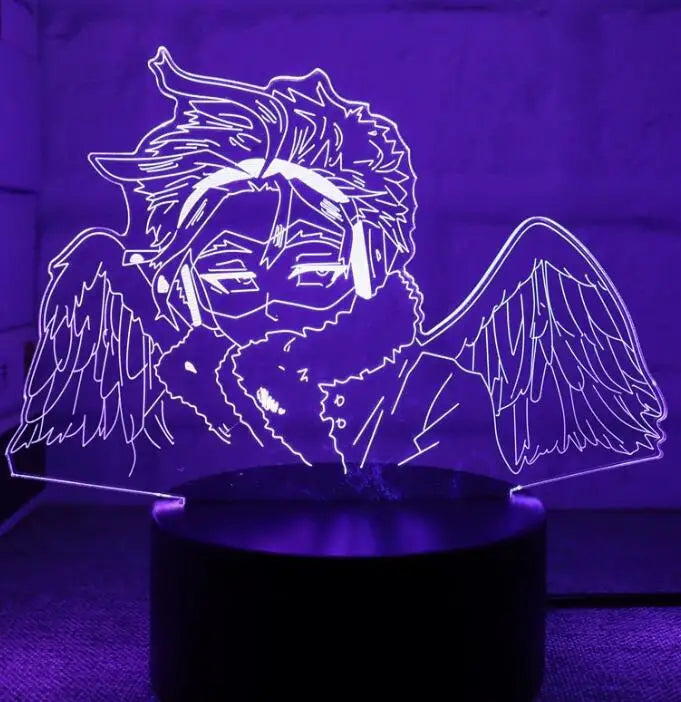 3d Led Night Light Anime My Hero Academia for Bedroom Decor Birthday Gift Manga Gadget My Hero Academia Katsuki Bakugo Lamp 3d