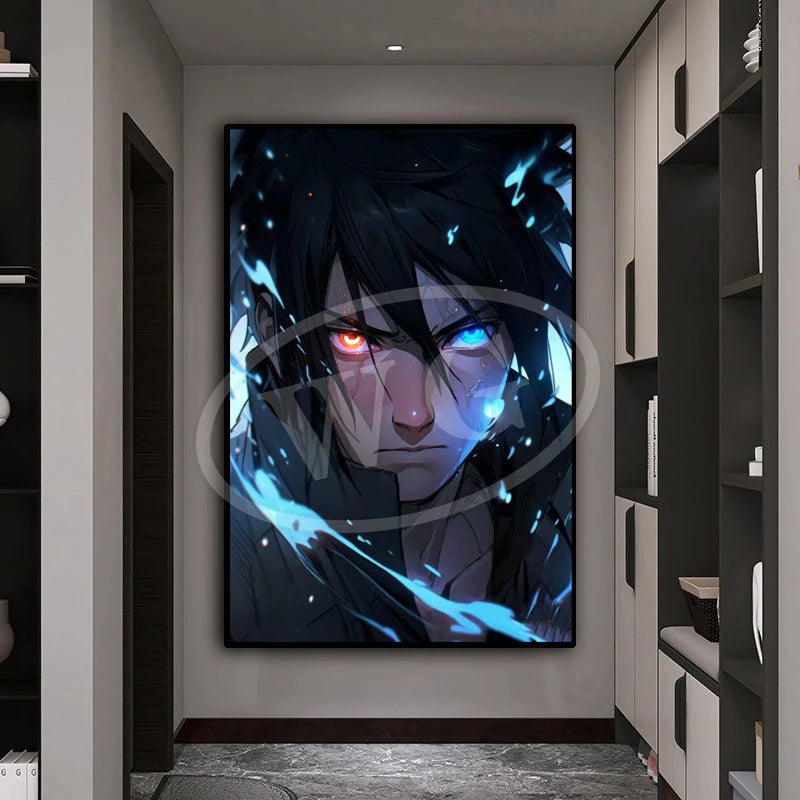 Naruto Anime Decoration Painting, Naruto Kakashi Uchiha Itachi Xiao Organization Poster, Home Entrance Hanging Painting