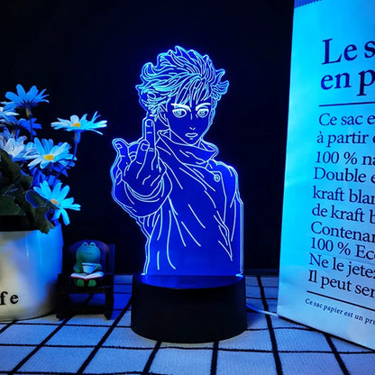 Anime Lamp Satoru Gojo Jujutsu Kaisen Led Night Light for Birthday Gift Jujutsu Kaisen Nightlight Satoru Gojo Lamp Drop Shipping