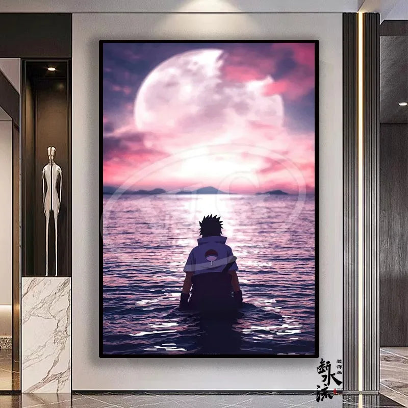 Naruto Anime Decoration Painting, Naruto Kakashi Uchiha Itachi Xiao Organization Poster, Home Entrance Hanging Painting