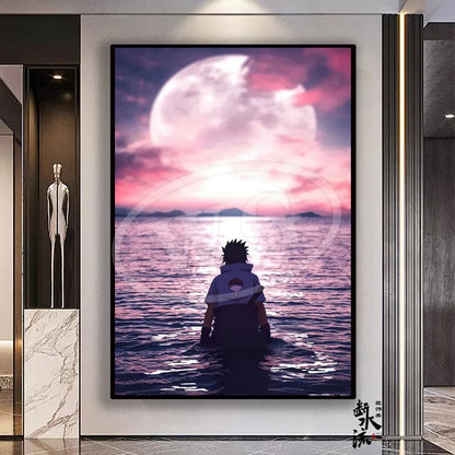 Naruto Anime Decoration Painting, Naruto Kakashi Uchiha Itachi Xiao Organization Poster, Home Entrance Hanging Painting