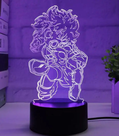 3d Led Night Light Anime My Hero Academia for Bedroom Decor Birthday Gift Manga Gadget My Hero Academia Katsuki Bakugo Lamp 3d