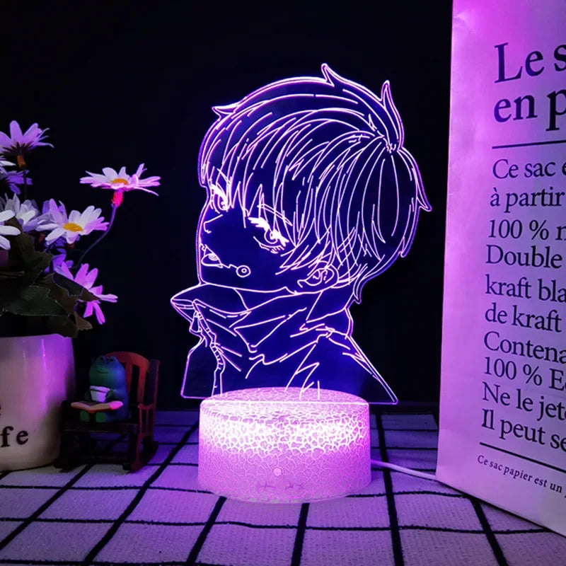 Anime Lamp Satoru Gojo Jujutsu Kaisen Led Night Light for Birthday Gift Jujutsu Kaisen Nightlight Satoru Gojo Lamp Drop Shipping