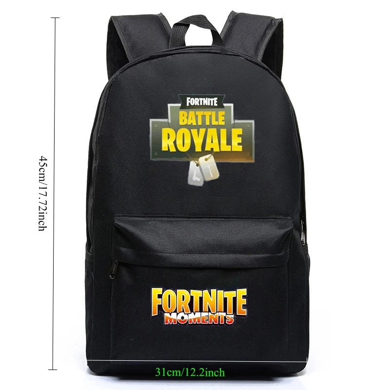 Fortnite Game Logo Handsome Backpack Leisure Backpack Small Gift Game Merchandise