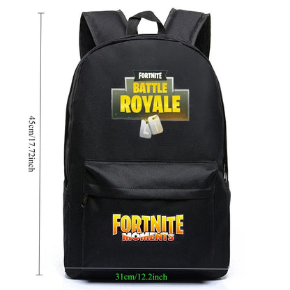 Fortnite Game Logo Handsome Backpack Leisure Backpack Small Gift Game Merchandise