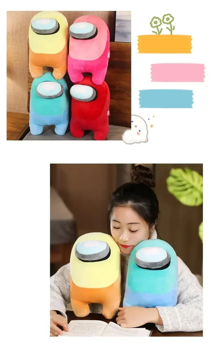 Cartoon Among Plush Toy Body Pillow Soft Cute Anime Among Sofa Decorative Throw Stuffed Doll Pillow Sleeping Cushion Toy Gift