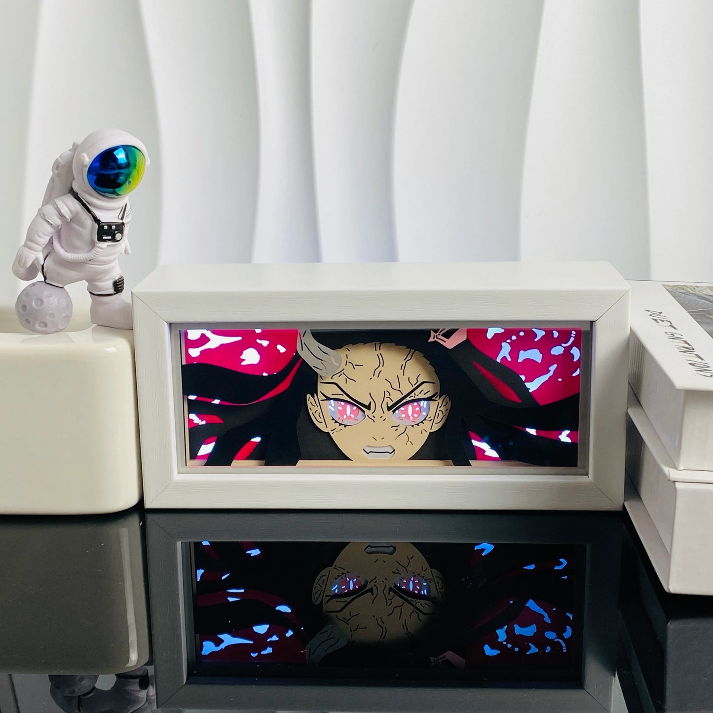 Paper Cut Out Anime Led Light Box  Desk Light for Bedroom Decoration Child Birthday Gift Manga Table Lamps Lightbox