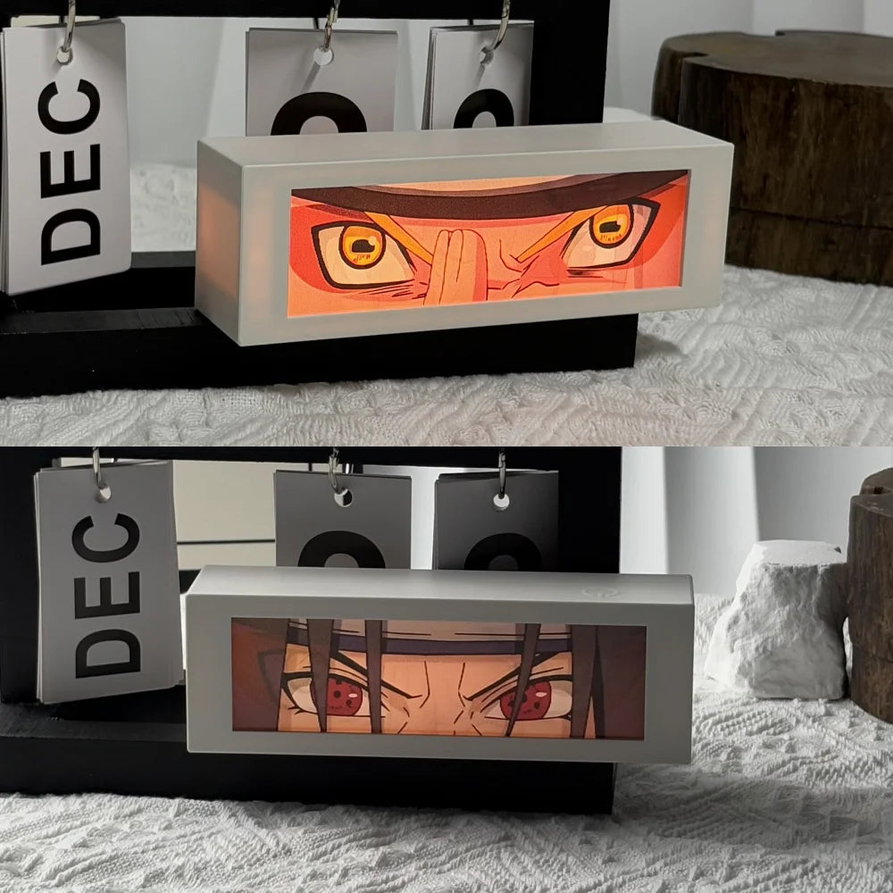 LED Anime Motion Light Box for Bedroom Decoration  Box Birthday Gifts Bedside Night Lamp Table Lamps Room Halloween