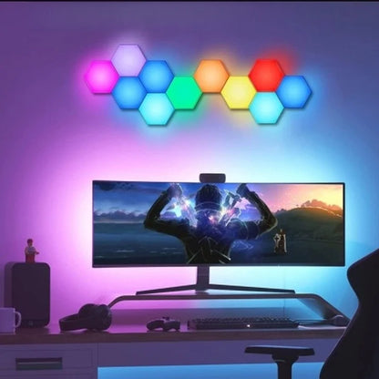 LED Gaming Lighting Magic Color Module Splicing WIFI RGB Music Sync Ambient Sound Capture Modular DIY Decorative Dynamic RGBIC