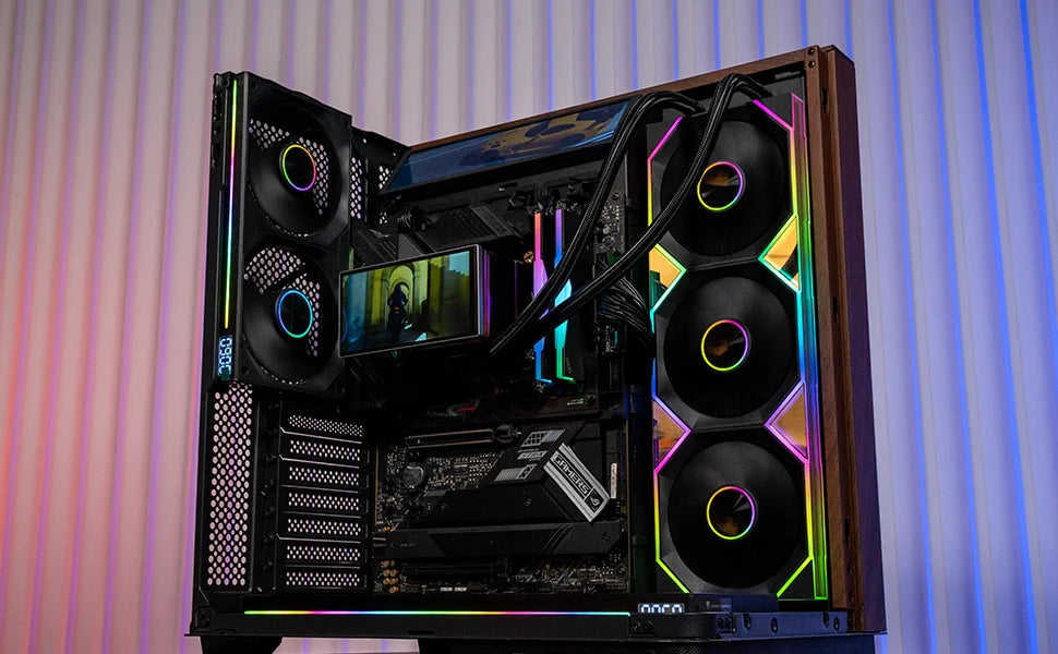 Jungle Leopard Pro Flow 360 ARGB All-In-One LCD SCREEN AIO LIQUID COOLE Water Cooling Radiator 5V3PIN ARGB Fan CPU Liquid Cooler
