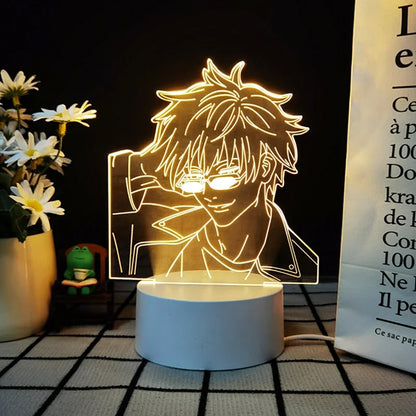 Anime Lamp Satoru Gojo Jujutsu Kaisen Led Night Light for Birthday Gift Jujutsu Kaisen Nightlight Satoru Gojo Lamp Drop Shipping