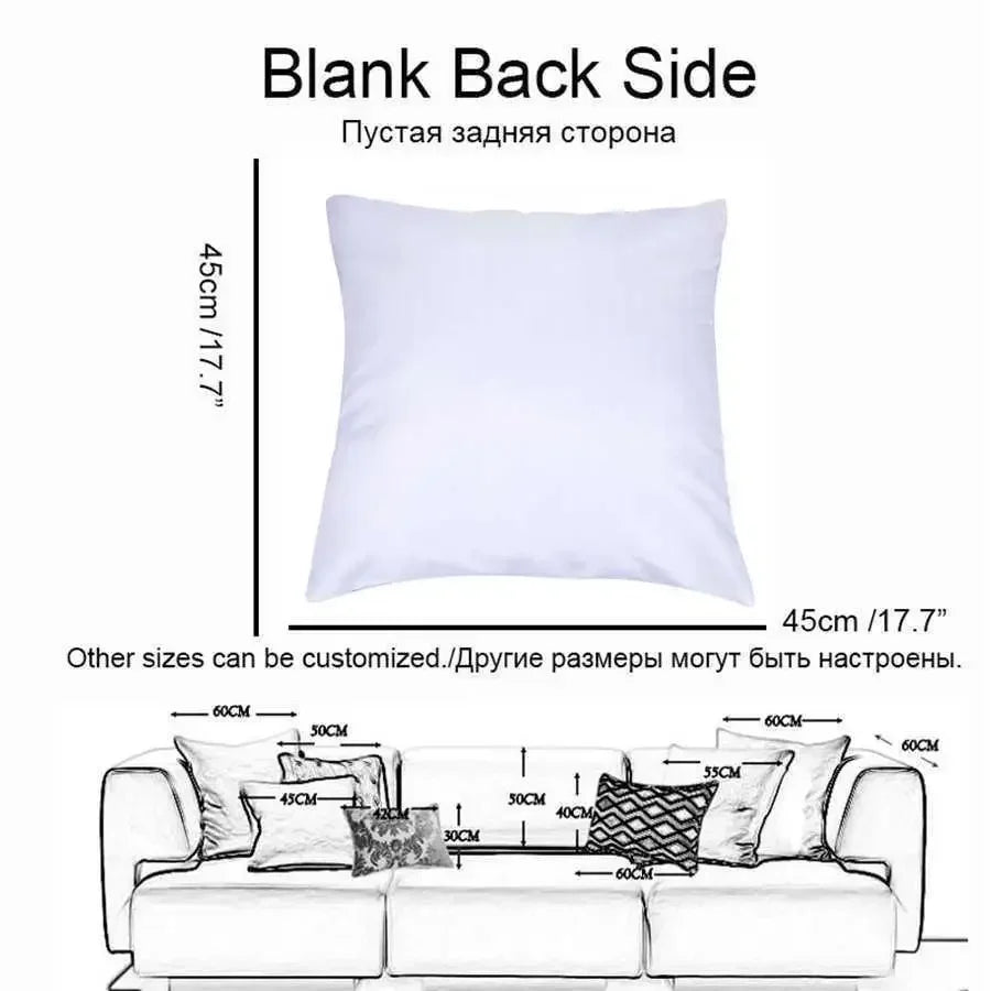 Cushion Covers  Anime P-Pokemon Pillow Covers Cartoon Sofa Decorative Home Double-sided Printing Short Plush Cute Cushion Cover