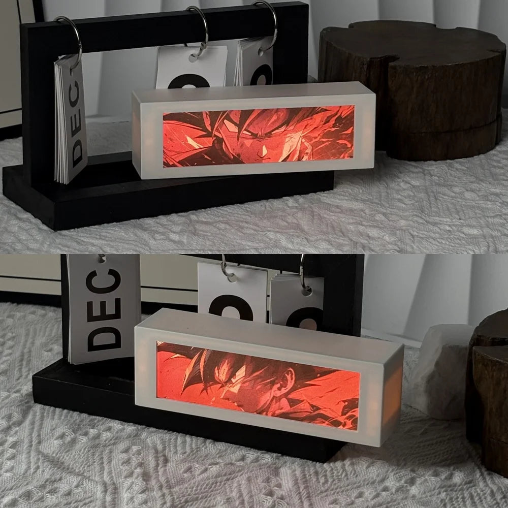 LED Anime Motion Light Box for Bedroom Decoration  Box Birthday Gifts Bedside Night Lamp Table Lamps Room Halloween
