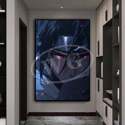Naruto Anime Decoration Painting, Naruto Kakashi Uchiha Itachi Xiao Organization Poster, Home Entrance Hanging Painting