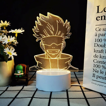 Anime Lamp Satoru Gojo Jujutsu Kaisen Led Night Light for Birthday Gift Jujutsu Kaisen Nightlight Satoru Gojo Lamp Drop Shipping