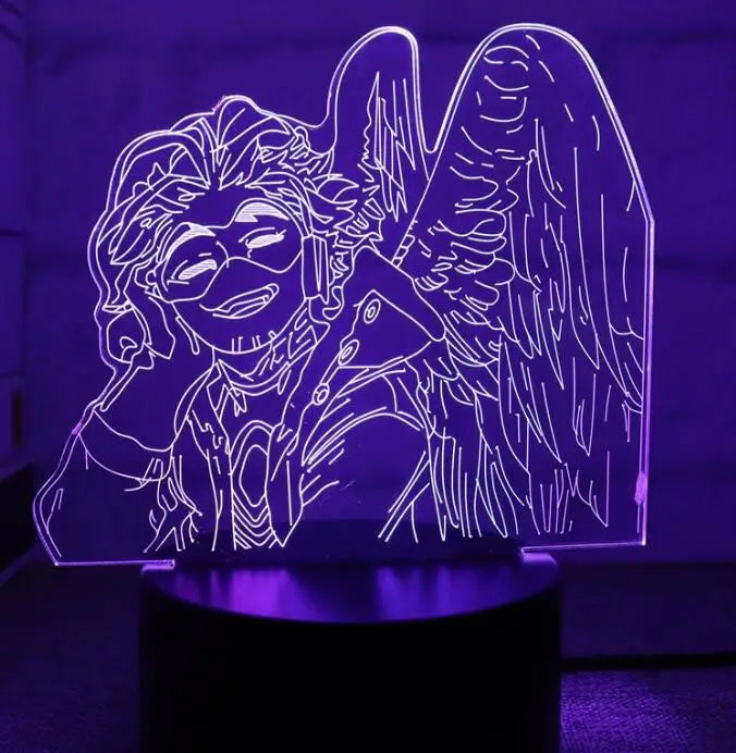 3d Led Night Light Anime My Hero Academia for Bedroom Decor Birthday Gift Manga Gadget My Hero Academia Katsuki Bakugo Lamp 3d