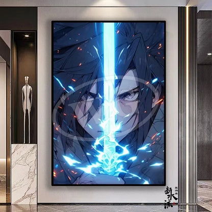 Naruto Anime Decoration Painting, Naruto Kakashi Uchiha Itachi Xiao Organization Poster, Home Entrance Hanging Painting