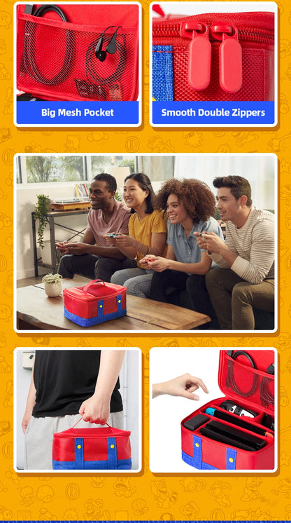 Large Carrying Protective Case for Switch OLED Console Pro Controller Travel Storage Bag Case For Switch Accessories