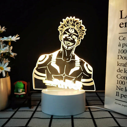 Anime Lamp Satoru Gojo Jujutsu Kaisen Led Night Light for Birthday Gift Jujutsu Kaisen Nightlight Satoru Gojo Lamp Drop Shipping