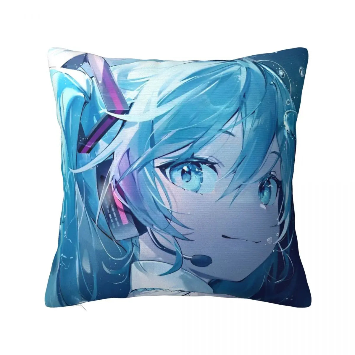 Cushion Covers Anime Hatsune Miku Pillow Case Awesome Decor Pillowcover for Living Room 40*40cm