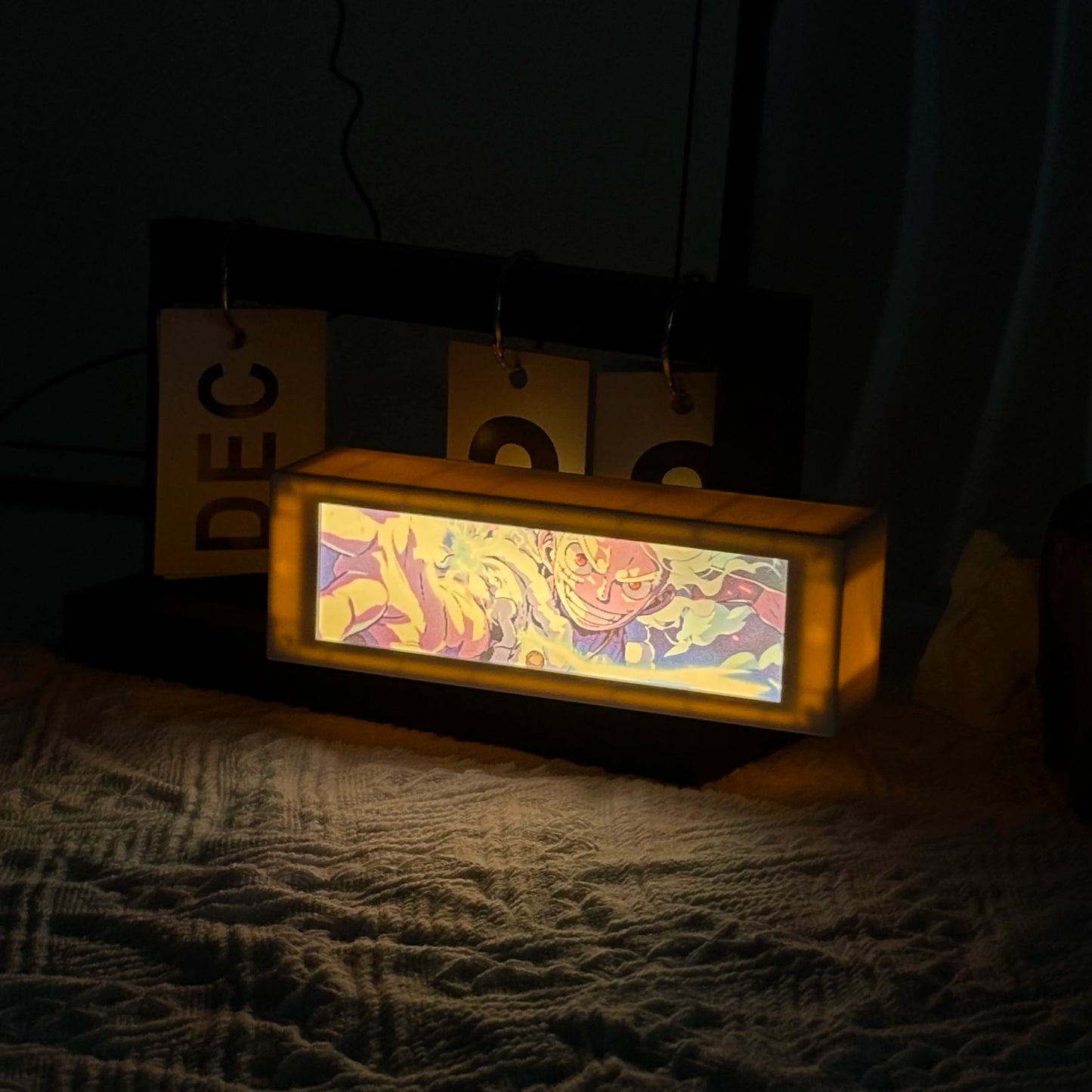 LED Classic Anime 3D  Lenticular Motion Anime Lightbox for Bedroom Decoration Lamp Anime Peripheral Friend Birthday Gifts