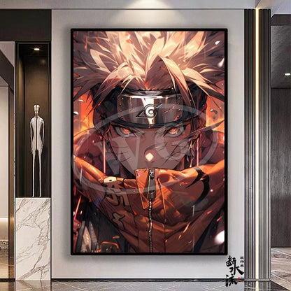 Naruto Anime Decoration Painting, Naruto Kakashi Uchiha Itachi Xiao Organization Poster, Home Entrance Hanging Painting