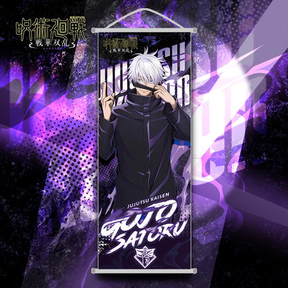 Jujutsu Kaisen Long Scroll Hanging Painting Gojo Satoru Poster Anime