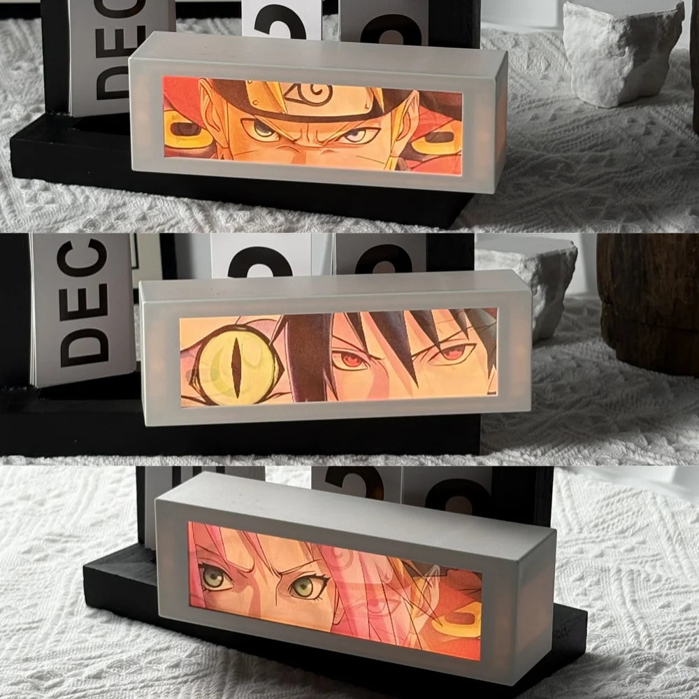 LED Anime Motion Light Box for Bedroom Decoration  Box Birthday Gifts Bedside Night Lamp Table Lamps Room Halloween
