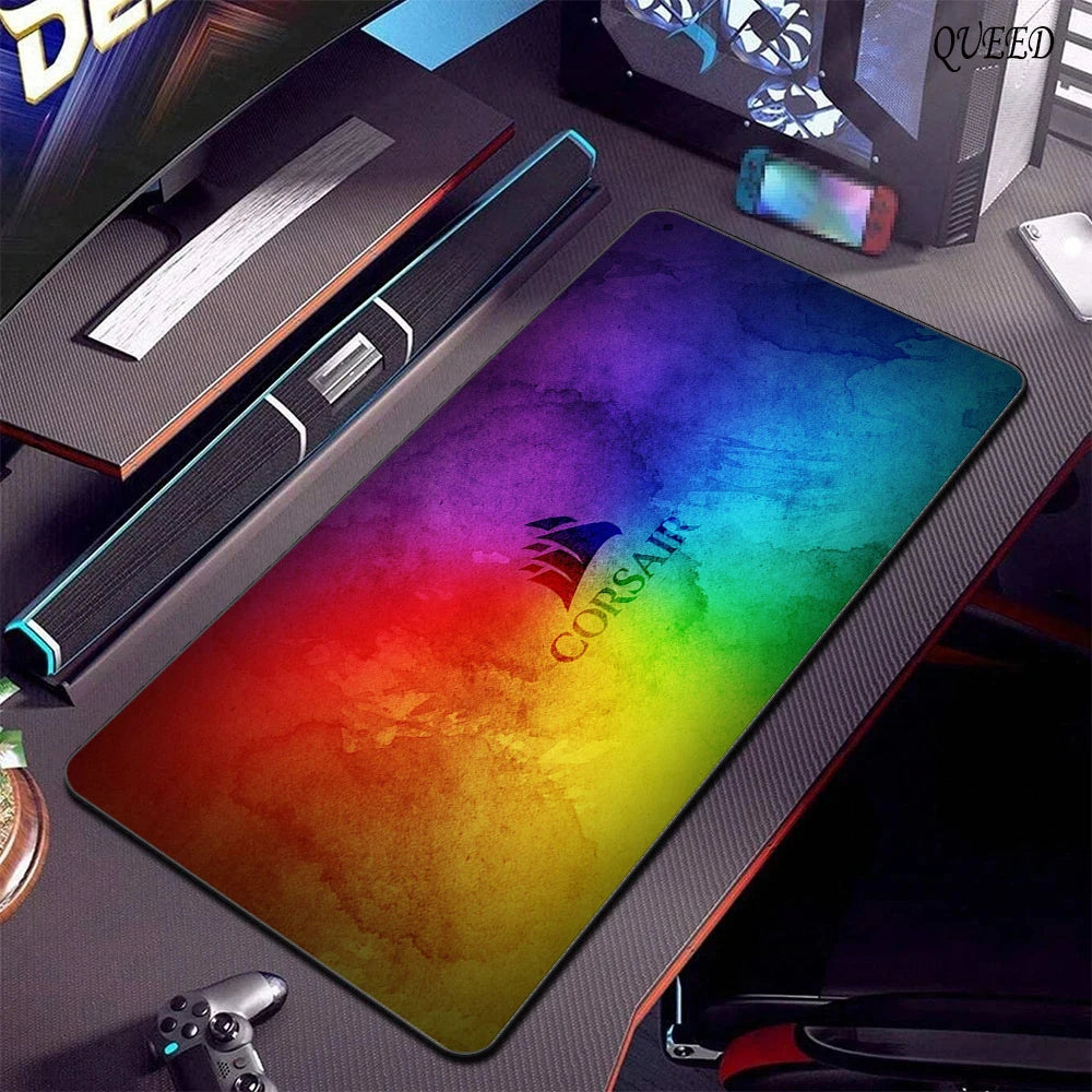 CORSAIR Mouse Pad Desk Mouse Pad Cute HD Deskmat Extended Gaming Keyboard Mats Large 90x40cm XXL Gamer Mousepad