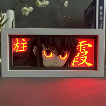 Demon Slayer Kimetsu no Yaiba 3D Light Box Led Anime Kamado Tanjirou light Cartoon colorful light box room bedroom night light