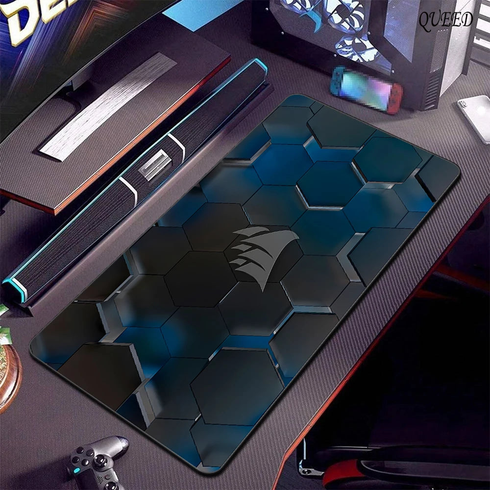 CORSAIR Mouse Pad Desk Mouse Pad Cute HD Deskmat Extended Gaming Keyboard Mats Large 90x40cm XXL Gamer Mousepad