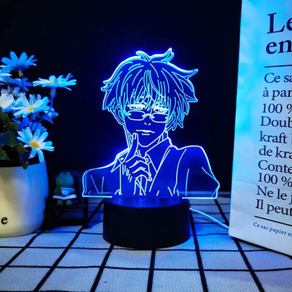 Anime Lamp Satoru Gojo Jujutsu Kaisen Led Night Light for Birthday Gift Jujutsu Kaisen Nightlight Satoru Gojo Lamp Drop Shipping