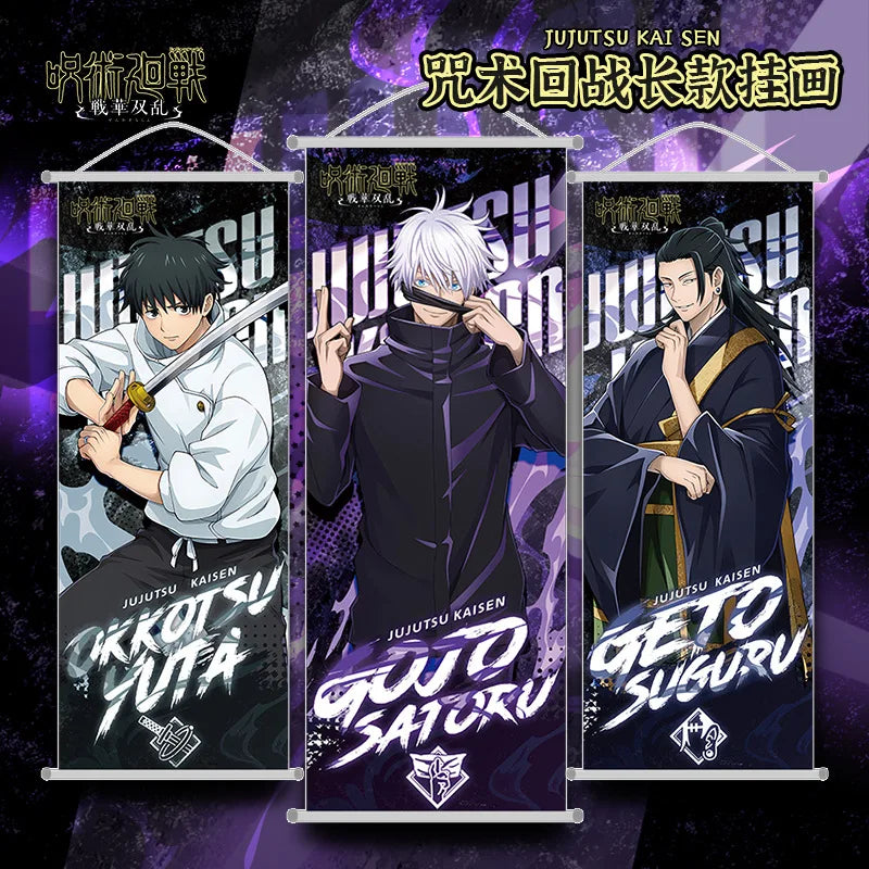 Jujutsu Kaisen Long Scroll Hanging Painting Gojo Satoru Poster Anime