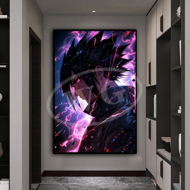 Naruto Anime Decoration Painting, Naruto Kakashi Uchiha Itachi Xiao Organization Poster, Home Entrance Hanging Painting