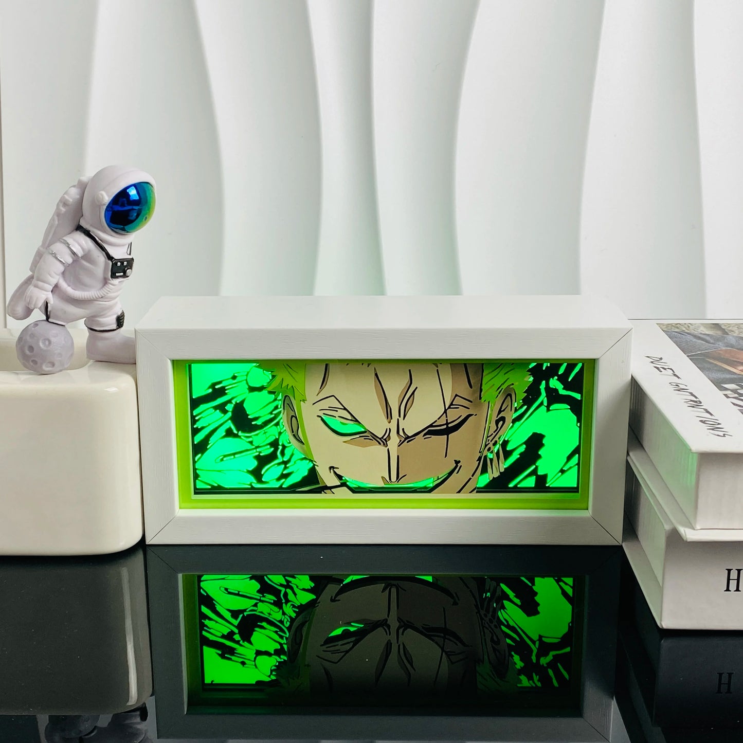Anime Led Light Lamp For Room Decor Paper Cut Shadow Box Birthday Bedside Remote control Nightlight Manga Light Box Friend Gifts