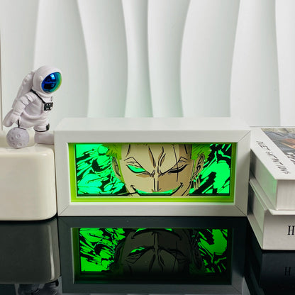 Paper Cut Out Anime Led Light Box  Desk Light for Bedroom Decoration Child Birthday Gift Manga Table Lamps Lightbox