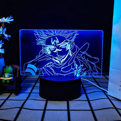 Anime Lamp Satoru Gojo Jujutsu Kaisen Led Night Light for Birthday Gift Jujutsu Kaisen Nightlight Satoru Gojo Lamp Drop Shipping