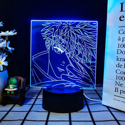 Anime Lamp Satoru Gojo Jujutsu Kaisen Led Night Light for Birthday Gift Jujutsu Kaisen Nightlight Satoru Gojo Lamp Drop Shipping