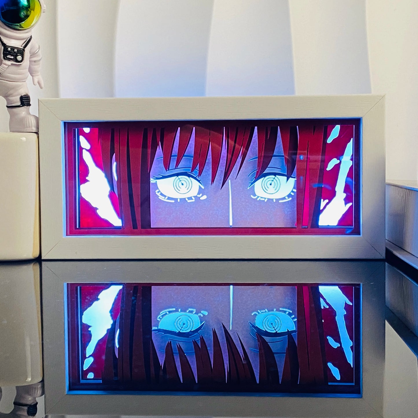 Anime Led Light Lamp For Room Decor Paper Cut Shadow Box Birthday Bedside Remote control Nightlight Manga Light Box Friend Gifts