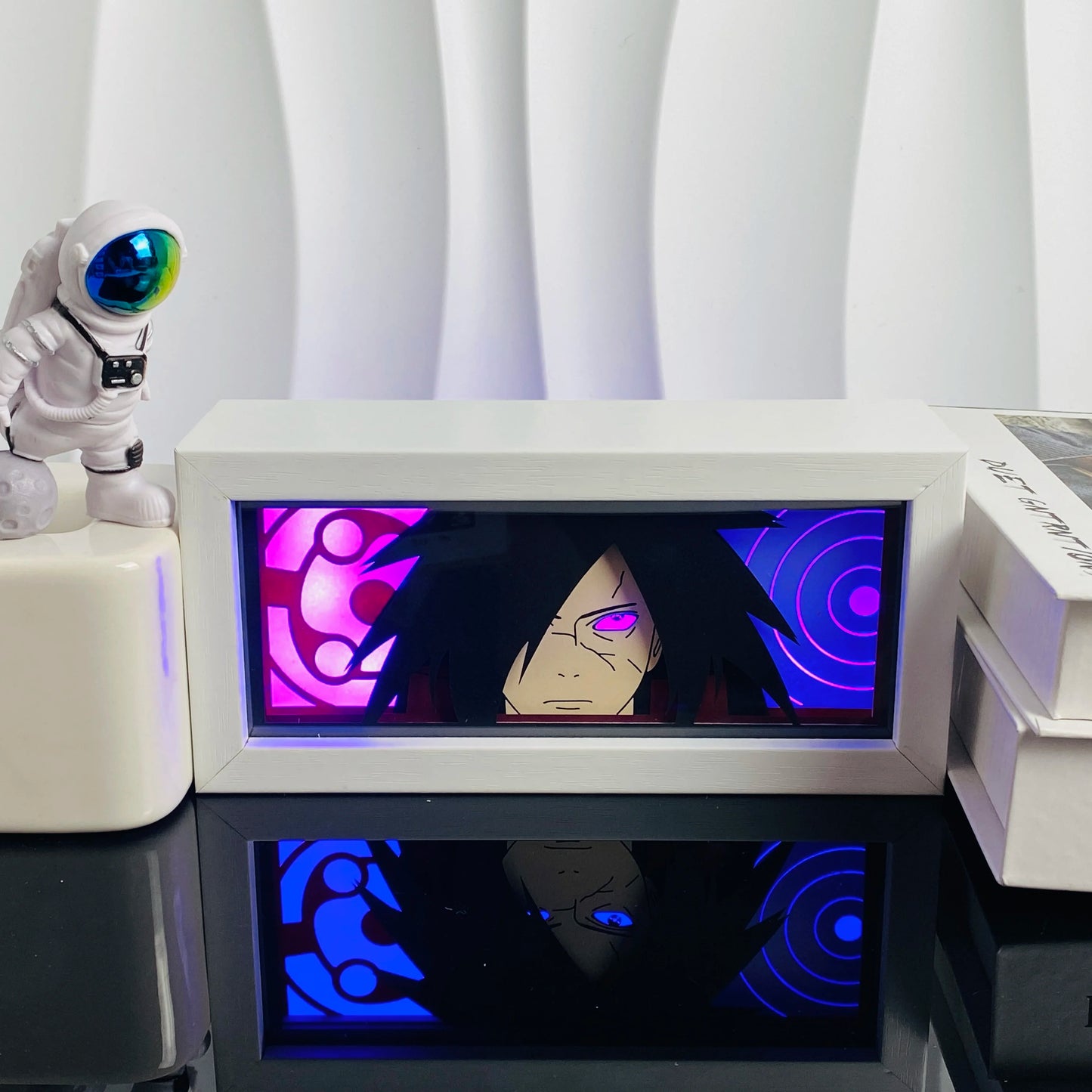 Anime Led Light Lamp For Room Decor Paper Cut Shadow Box Birthday Bedside Remote control Nightlight Manga Light Box Friend Gifts