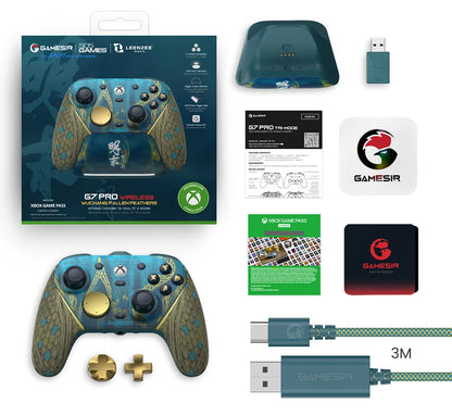 GameSir G7 Pro WUCHANG Xbox PC Controllers Wireless for XBOX Series S X One PC Control Bluetooth Gamepad Fallen Feathers Edition with charge station