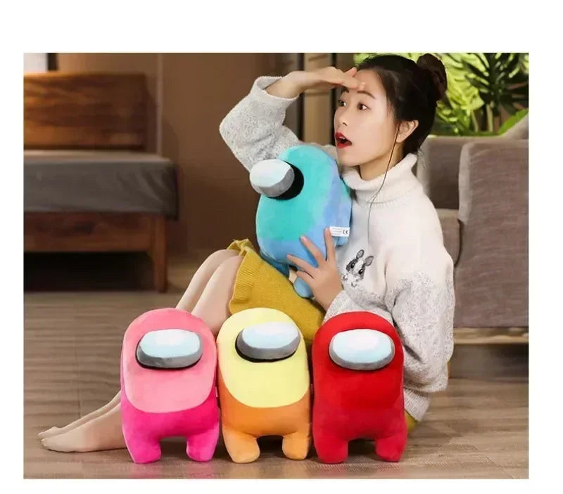 Cartoon Among Plush Toy Body Pillow Soft Cute Anime Among Sofa Decorative Throw Stuffed Doll Pillow Sleeping Cushion Toy Gift