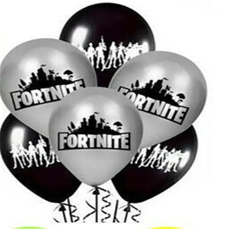 Hot Shooting Game Fortnition Birthday Decoration Disposable Tableware Plate Tablecloh Cup Baby Shower Boys Party Supplies and more