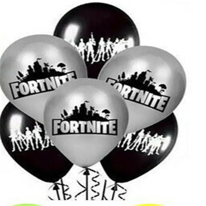 Hot Shooting Game Fortnition Birthday Decoration Disposable Tableware Plate Tablecloh Cup Baby Shower Boys Party Supplies and more